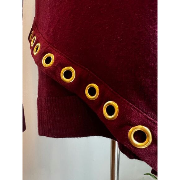 Burgundy Grommet Tunic Sweater by INC International Concepts Size M - NWT - Picture 9 of 9